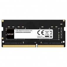 Memória Para Notebook DDR4 Lexar, 8GB, 3200Mhz, Black, LD4AS008G-B3200GSST