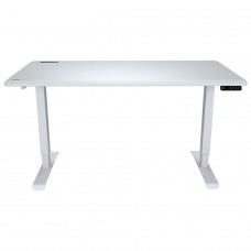 Mesa Gamer Cougar Royal 150 Elite White, Ajuste Elétrico, Com Estação De Conexões, Branco, 3MR1502W.0006