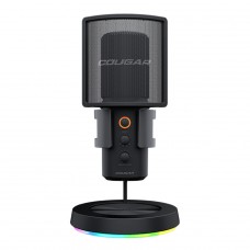 Microfone Gamer Cougar Screamer-X, RGB, USB, Preto