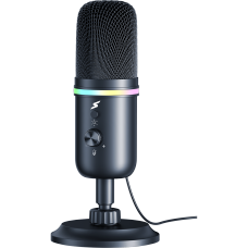 Microfone Gamer SuperFrame Voice, RGB, USB, Black, MSF-VOICE-RGB