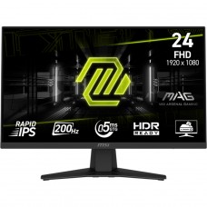 Monitor Gamer MSI MAG 244F, 24 Pol, Full HD, Rapid IPS, 0.5ms, 200Hz, 126% sRGB, FreeSync Premium, HDMI/DP