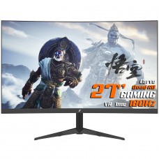 Monitor Gamer SuperFrame Precision, 27 Pol, Curvo, Quad HD, RGB, Fast VA, 124.4% sRGB, FreeSync/G-Sync, 1ms, 180Hz, HDMI/DP, Preto, SFPCB-27180-QHD