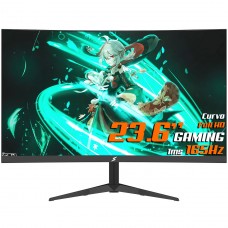 Monitor Gamer SuperFrame Precision Ultra, 23,6 Pol CURVO, Full HD, Fast VA, 1ms, 165Hz, FreeSync/G-Sync, HDMI/DP, SFP2412FHD V2