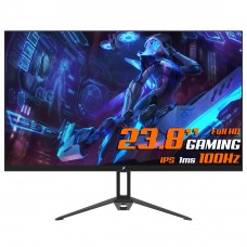 Monitor Gamer SuperFrame View, 23.8 Pol, Full HD, IPS, 1ms, 100Hz, 99% sRGB, FreeSync, HDMI/VGA, SFVFB-24100-FHD