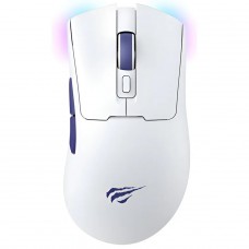 Mouse Gamer Havit MS966SE, Wireless/Bluetooth, RGB, 10000 DPI, 7 Botões, PMW3325, Branco