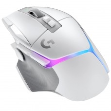 Mouse Gamer Logitech G502 X Plus, RGB, Sem Fio, 25600 DPI, 13 Botões, Switch Híbrido, Branco, 910-006170