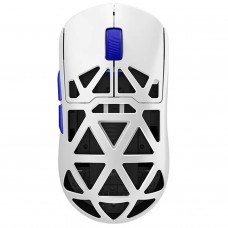 Mouse Gamer MCHOSE AX5 Pro Max, Wireless, Bluetooth, 26000 DPI, Sensor PAW 3395, Liga De Magnésio, Branco, MC-AX5-8