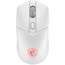 Mouse Gamer MSI Versa 300, RGB, Wireless/Bluetooth, 8000 DPI, Sensor PAW3104DB, 6 Botões, Branco