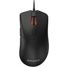 Mouse Gamer PCYes Hydrus Black Vulcan, 12400 DPI, PWM 3327, 6 Botões, Preto, PMGHBV