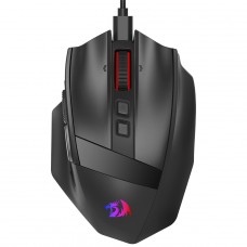 Mouse Gamer Redragon Rind, RGB, 16000 DPI, 10 Botões, Sensor PAW3333, Preto, M813-RGB