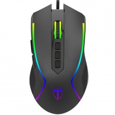 Mouse Gamer T-Dagger Darkangel V2, RGB, 4000 DPI, 8 Botões, Preto, T-TGM209 V2