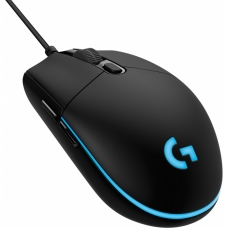 Mouse Logitech Gamer Pro Hero RGB 6 Botões 16000 DPI Black, 910-005536