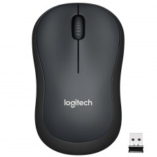 Mouse Logitech M220 Silent, Sem Fio, 1000 DPI, 3 Botões, Preto, 910-007482