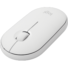 Mouse Logitech M350 Pebble Sem fio, 1000 DPI, Wireless, Branco, 910-005770