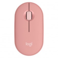 Mouse Logitech Pebble 2 M350s, Sem Fio, Bluetooth, Rosa, 910-007048