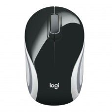 Mouse Sem Fio Logitech M187, 1000 DPI, Conexão USB, Com Pilhas, Black