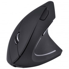 Mouse Vinik Power Fit, Wireless, Vertical, 1600 DPI, 6 Botões, Preto, PM300