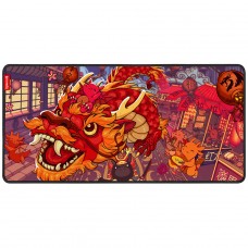 Mousepad Gamer Redragon Flick XL Special Edition Festival do Dragão, 400x900mm, Vermelho, P032FD