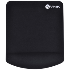 Mousepad Vinik Gel, 220X180X3mm, Com Apoio para o Pulso Feito Em Gel, Black, MPG-02P