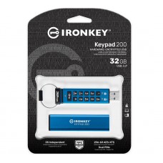 Pendrive Kingston IronKey Keypad 200, 32GB, USB 3.2, IKKP200/32GB