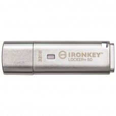 Pendrive Kingston IronKey Locker+ 50, 32GB, USB 3.2, IKLP50/32GB