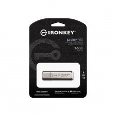 Pendrive Kingston IronKey Locker+ 50, 16GB, USB 3.2, IKLP50/16GB