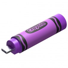 Pendrive SanDisk Crayola, 256GB, USB-C Flash Drive, 300MBs, Vivid Violet, SDCZIC-256G-G46V