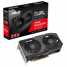 Placa de Vídeo ASUS DUAL AMD Radeon RX 6600 V2, 8GB, GDDR6, FSR, Ray Tracing, DUAL-RX6600-8G-V2