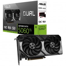 Placa de Vídeo Asus Dual NVIDIA GeForce RTX 5060 Ti OC, 8GB, GDDR7, DLSS, Ray Tracing, DUAL-RTX5060TI-O8G