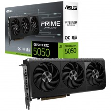 Placa de Vídeo Asus Prime NVIDIA GeForce RTX 5050 OC, 8GB, GDDR6, DLSS, Ray Tracing, PRIME-RTX5050-O8G