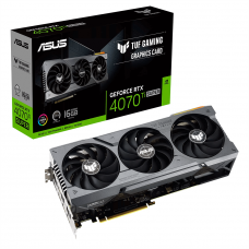 Placa de Vídeo Asus TUF Gaming GeForce RTX 4070 Ti Super OC, 16GB, GDDR6X, DLSS, Ray Tracing, TUF-RTX4070TIS-016G-GAMING