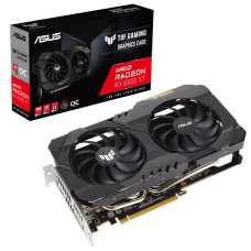 Placa de Vídeo ASUS TUF Gaming Radeon RX 6500 XT Dual, OC, 4GB, GDDR6, FSR, Ray Tracing, TUF-RX6500XT-O4G-GAMING