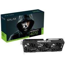 Placa De Vídeo Galax NVIDIA GeForce RTX 4070 1-Click OC 3X, 12GB, GDDR6X, DLSS, Ray Tracing, 47NOM7MD7QOC
