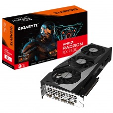 Placa De Vídeo Gigabyte AMD Radeon RX 7600 Gaming OC, 8GB, GDDR6, FSR, Ray Tracing, GV-R76GAMING OC-8GD