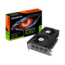 Placa de Vídeo Gigabyte NVIDIA GeForce RTX 4060 WINDFORCE OC, 8GB, GDDR6, DLSS, Ray Tracing, GV-N4060WF2OC-8GD