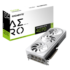 Placa De Vídeo Gigabyte NVIDIA GeForce RTX 4070 AERO White, 12GB, GDDR6X, DLSS, Ray Tracing, GV-N4070AERO-12GD