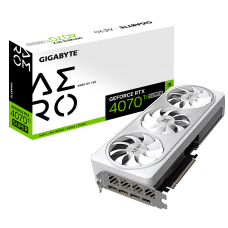 Placa de Vídeo Gigabyte NVIDIA GeForce RTX 4070 Ti Super Aero OC, 16GB, White, GDDR6X, DLSS, Ray Tracing, GV-N407TSAERO OC-16GD