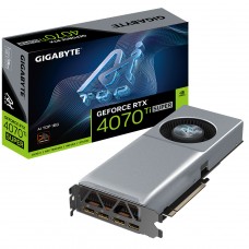 Placa De Vídeo Gigabyte NVIDIA GeForce RTX 4070 Ti Super AI TOP, 16GB, GDDR6X, DLSS, Ray Tracing, GV-N407TSAI TOP-16GD