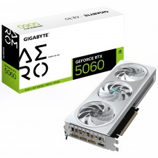 Placa de Vídeo Gigabyte NVIDIA GeForce RTX 5060 AERO OC, 8GB, GDDR7, DLSS, Ray Tracing, GV-N5060AERO OC-8GD
