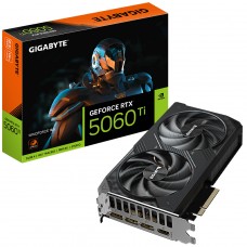 Placa de Vídeo Gigabyte NVIDIA GeForce RTX 5060 Ti Windforce, 16GB, GDDR7, DLSS, Ray Tracing, GV-N506TWF2-16GD