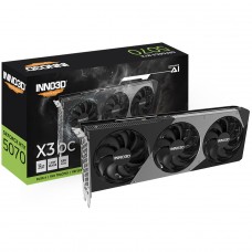 Placa de Vídeo INNO3D NVIDIA GeForce RTX 5070 TWIN X3 OC, 12GB, GDDR7, DLSS, Ray Tracing, N50703-12D7X-195064L