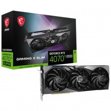 Placa De Vídeo MSI NVIDIA GeForce RTX 4070 Ti Super Gaming X Slim, 16GB, GDDR6X, DLSS, Ray Tracing, 912-V513-625