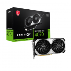 Placa de Vídeo MSI NVIDIA GeForce RTX 4070 VENTUS 2X OC, 12GB GDDR6X, DLSS, Ray Tracing, 912-V513-208