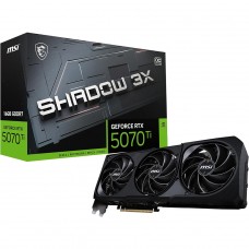 Placa de Vídeo MSI NVIDIA GeForce RTX 5070 Ti Shadow 3X OC, 16GB, GDDR7, DLSS, Ray Tracing, 912-V531-465