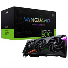 Placa de Vídeo MSI NVIDIA GeForce RTX 5070 TI Vanguard SOC Launch Edition, 16GB, GDDR7, DLSS, Ray Tracing, G507T-16VGSL
