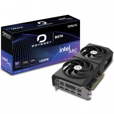 Placa De Vídeo Onix Odyssey Intel Arc B570, 10GB, GDDR6, Xe2, Ray Tracing, Black, 8347-00178