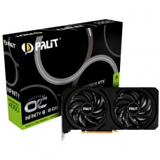 Placa de Vídeo Palit NVIDIA GeForce RTX 4060 Infinity 2 OC, 8GB, GDDR6, DLSS, Ray Tracing, NE64060S19P1-1070L