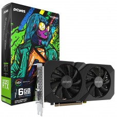 Placa de Vídeo PCYES NVIDIA GeForce RTX 3050 Projeto Edge, 6GB, GDDR6, DLSS, Ray Tracing, PVRTX30506BLPE