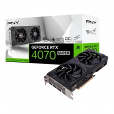 Placa de Vídeo PNY NVIDIA GeForce RTX 4070 Super OC VERTO, 12GB, GDDR6X, DLSS, Ray Tracing, VCG4070S12DFXPB1-O