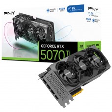 Placa de Vídeo PNY NVIDIA GeForce RTX 5070 Ti OC, 16GB, GDDR7, DLSS, Ray Tracing, VCG5070T16TFXPB1-O